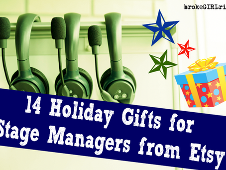 14 Holiday Gifts for Stage Managers from Etsy