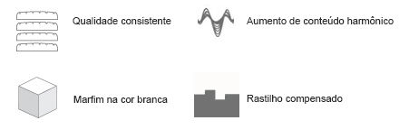 Miniatura: PQ-9110-00 RASTILHO TUSQ P/ VIOLÃO MARTIN - COMPENSADO