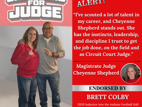 Endorsement Alert - Brett Colby