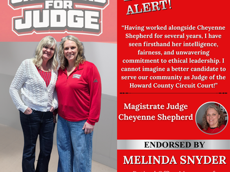 Endorsement Alert - Melinda Snyder