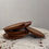 תמונה ממוזערת: Set 6 vintage wood coasters