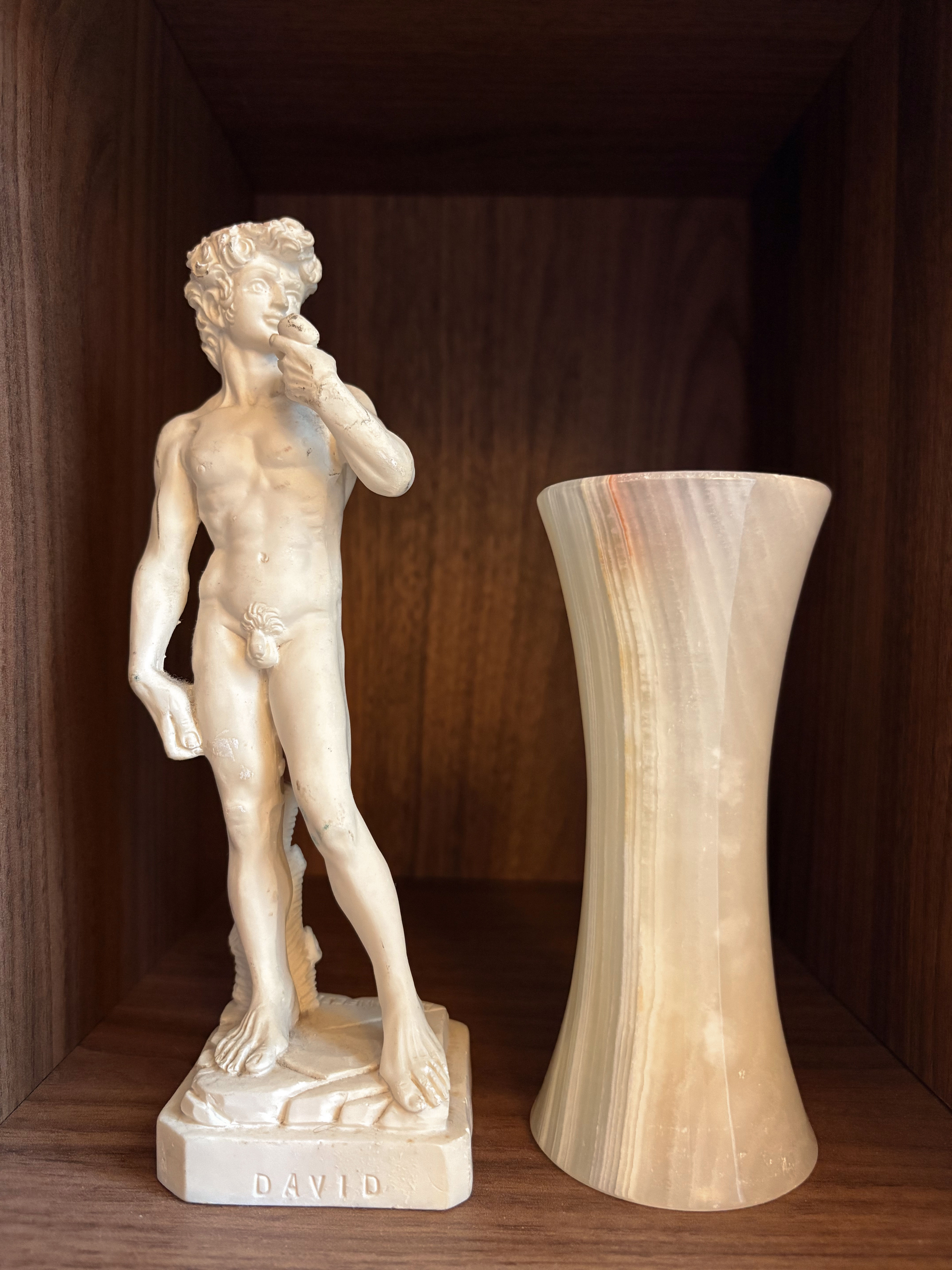 Vintage onyx vase
