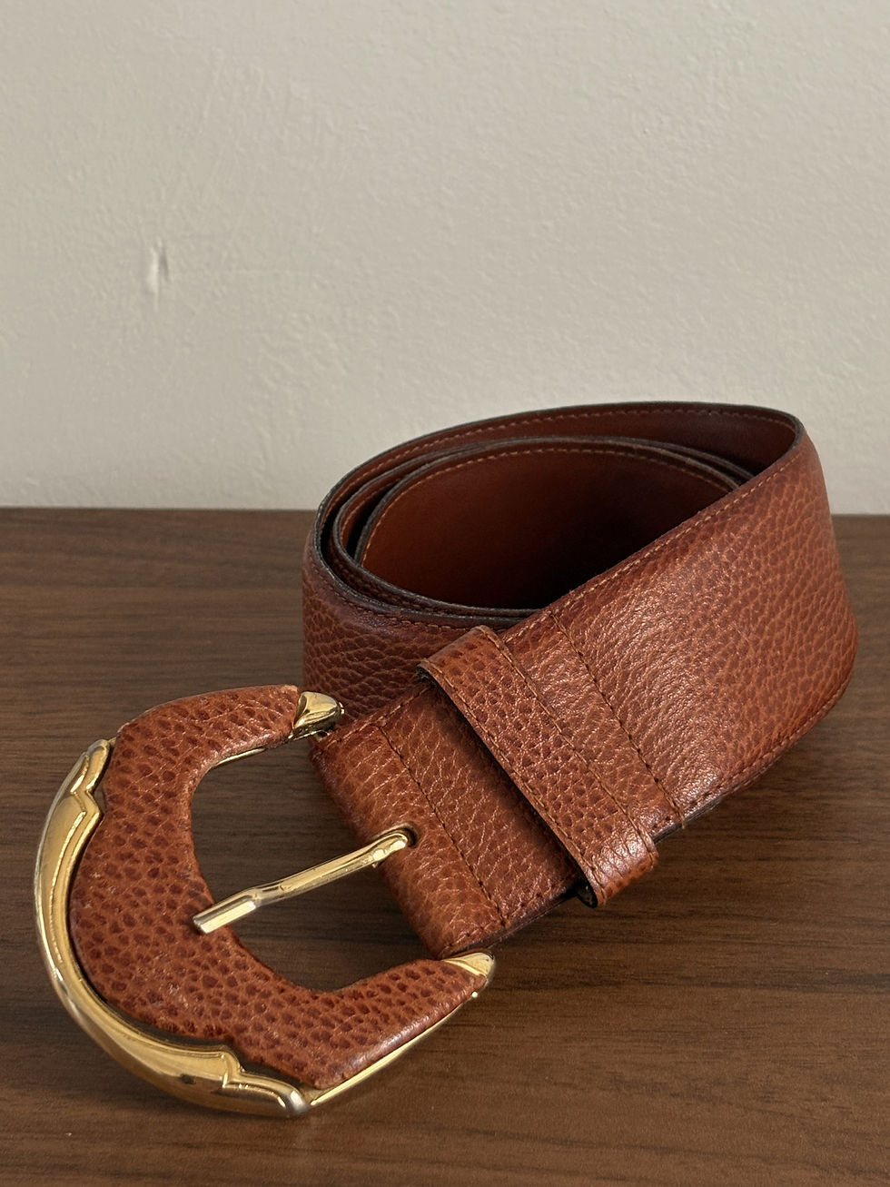תמונה ממוזערת: 1960s Talking Jakoby leather belt