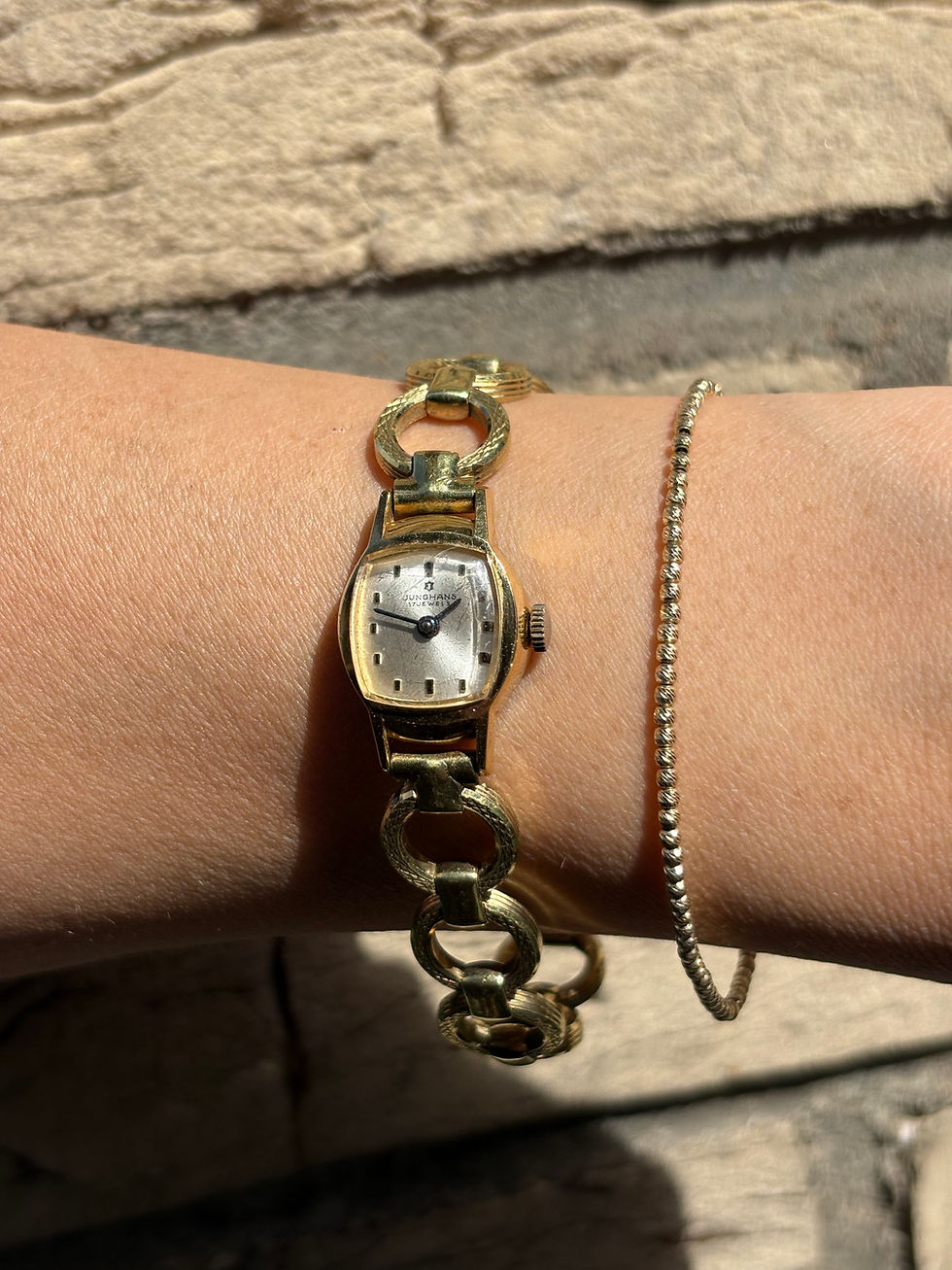 תמונה ממוזערת: Junghans golden rings vintage watch