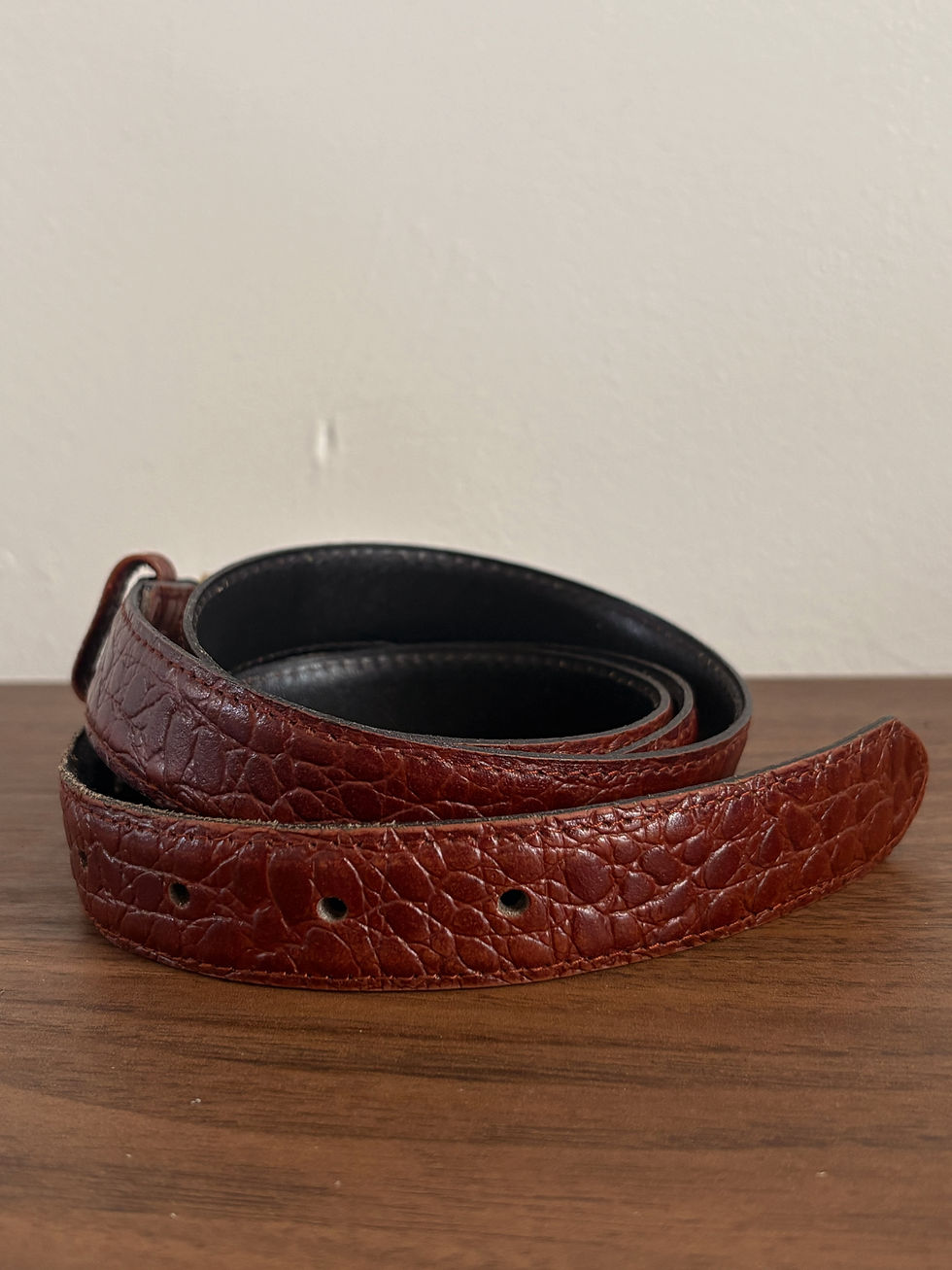תמונה ממוזערת: Vintage classic brown belt