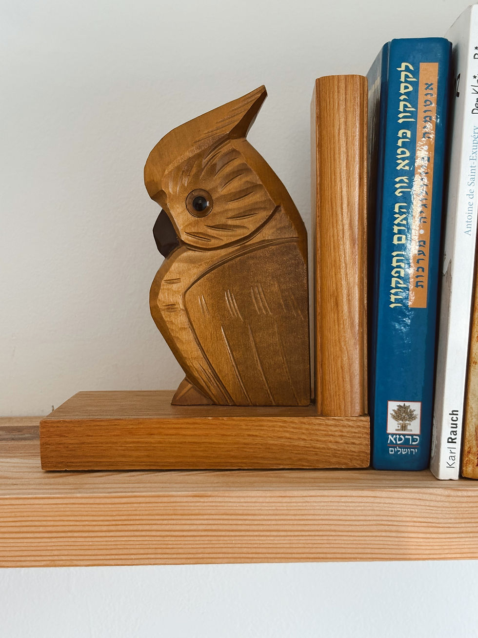 תמונה ממוזערת: Handmade vintage owl bookend