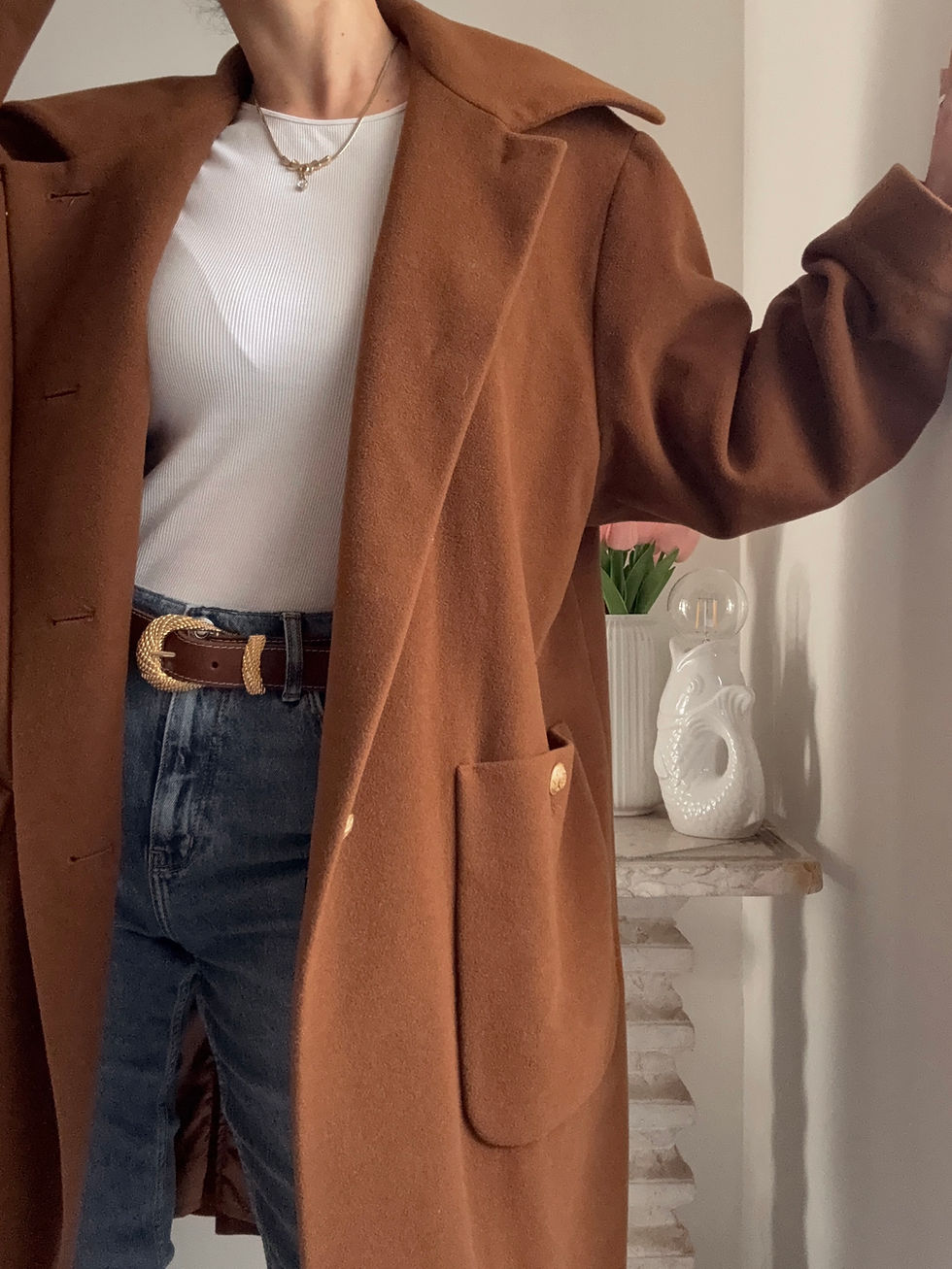תמונה ממוזערת: Gil Bret 60s cocoa coat
