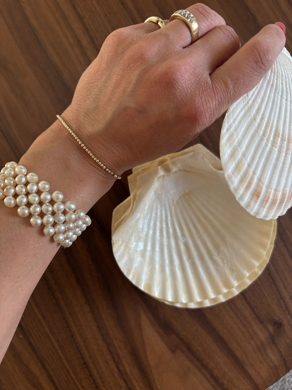 תמונה ממוזערת: Vintage pearls bracelet 
