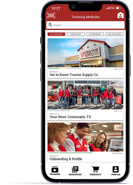 TSC Training Resources: training modules