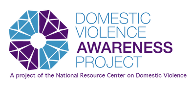 Domestic Violence Awareness Project logo; links to their resource page