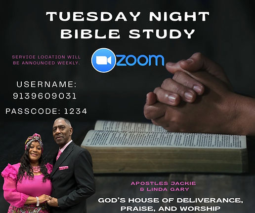 Tuesday Night Bible Study