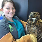 Savannah and an Owl.jpeg