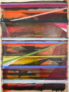 A0308_2022, 'Dark waters of the boat yard' Acrylic and oil pastel on paper.jpeg