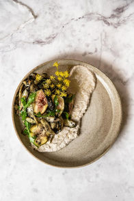 תמונת תקריב על מנת שף