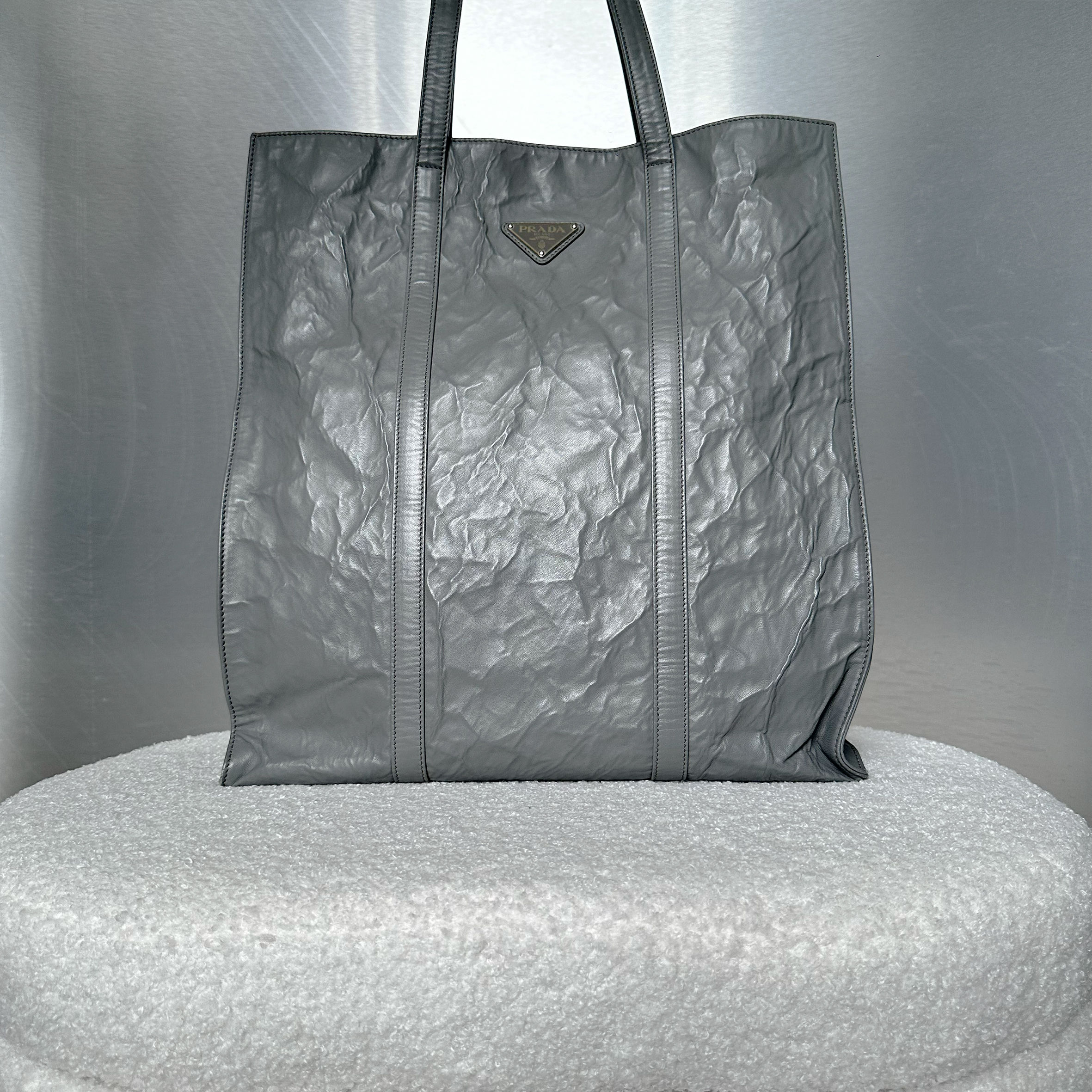 Prada Medium Antique Nappa Leather Tote Bag