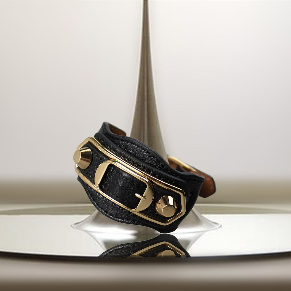 Balenciaga Classic Metallic Edge Bracelet