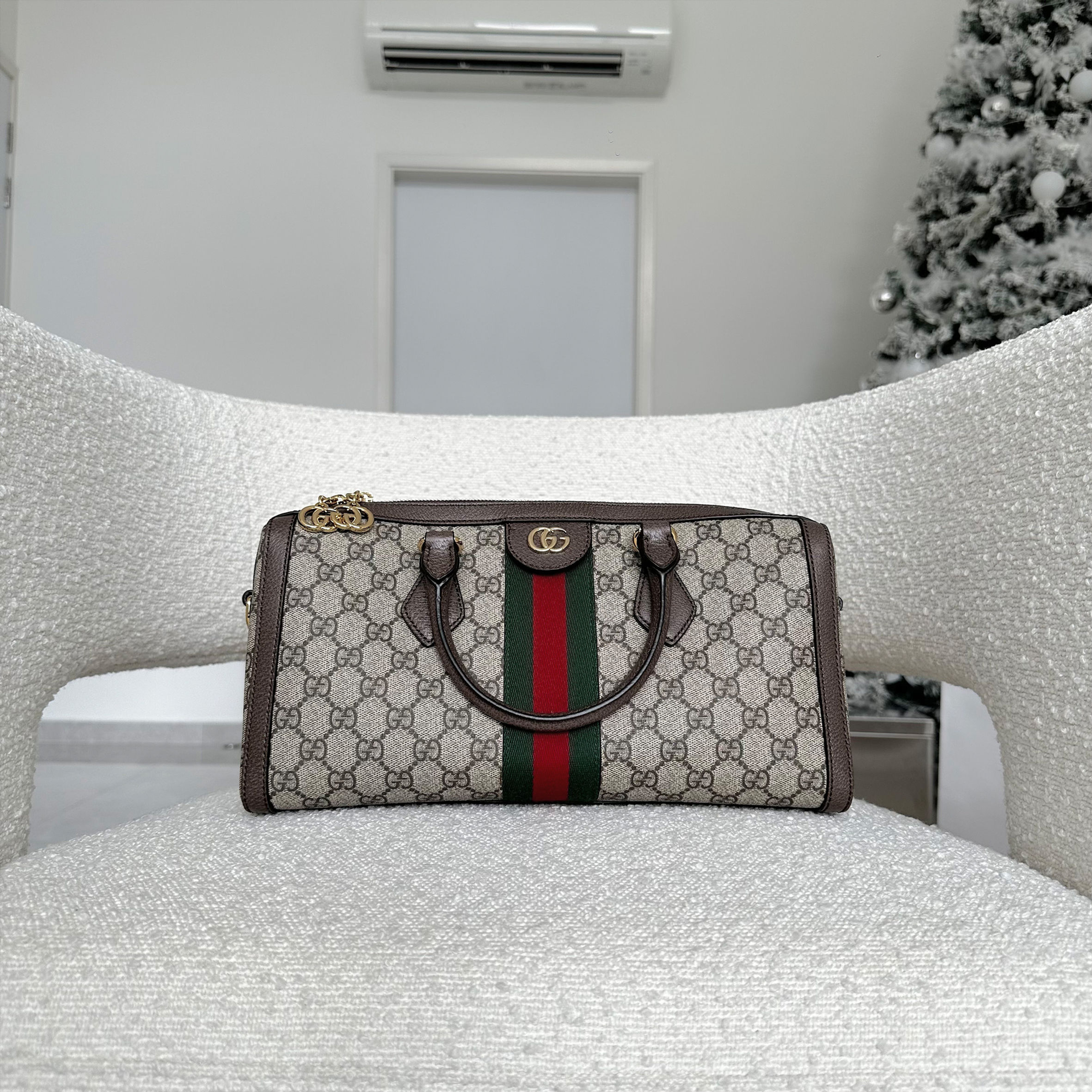 Gucci Ophidia GG Top Handle Bag