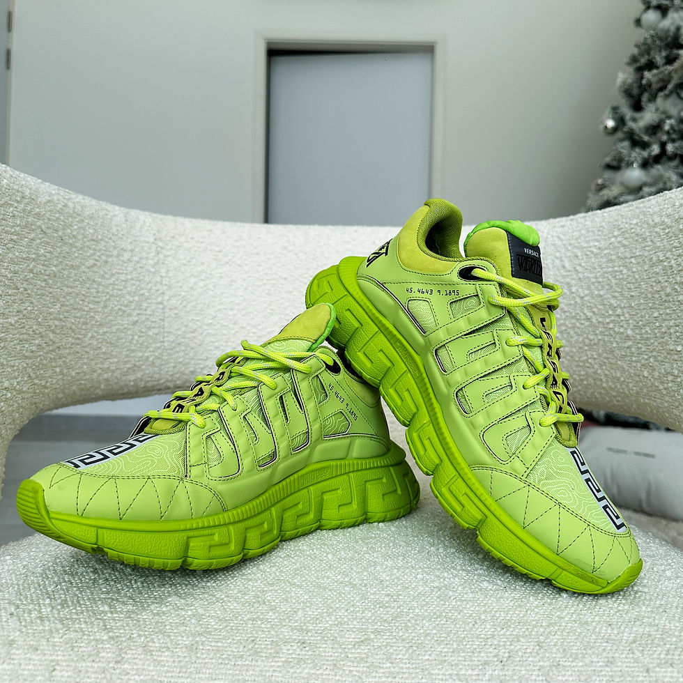 Versace Trigreca Sneakers Green