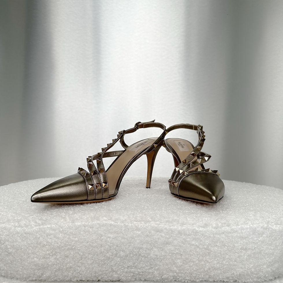 Valentino Garavani Rockstud 105mm slingback pumps