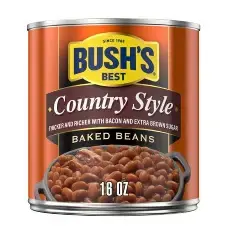 BUSH'S BEST 16 oz Canned Country Style Baked Beans