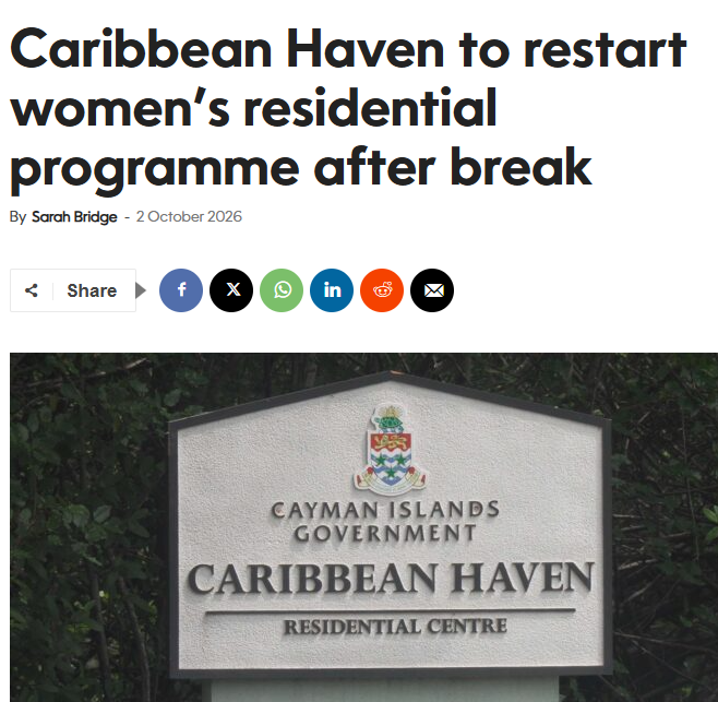 Reconnecting a vital part of Cayman's Continuum of Care