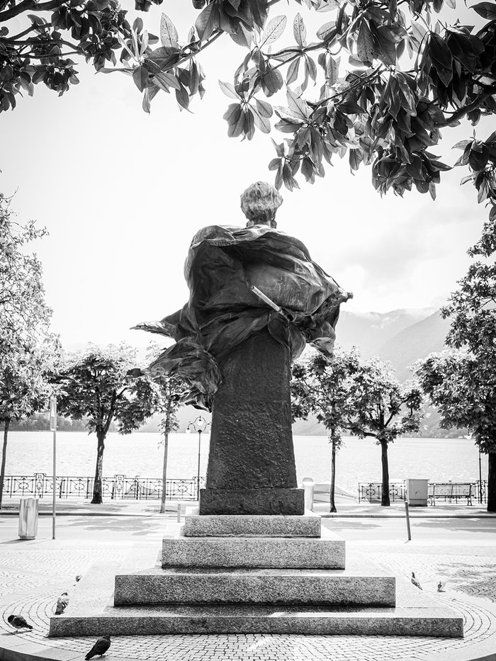 Statua Carlo Battaglini Lugano