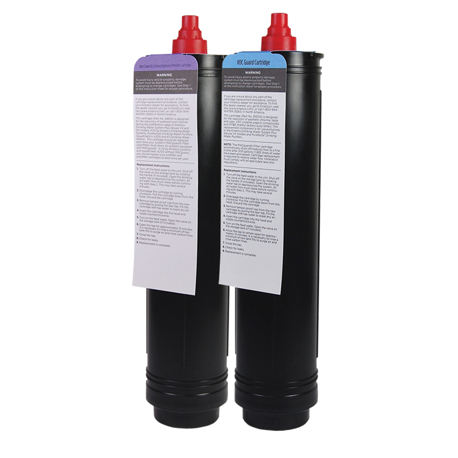 Pre and Post Replacement Water Filter Cartridges for Kinetico KRO + (deluxe) VX