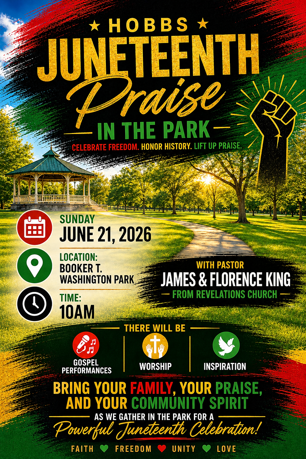 Hobbs Juneteenth Praise In The Park "FREE EVENT!!"