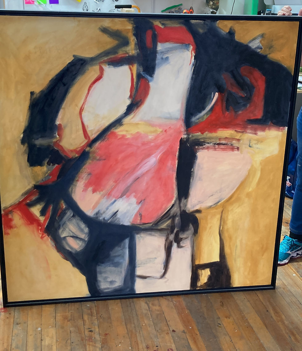 Nicole Brazeau, huile, circa 1990