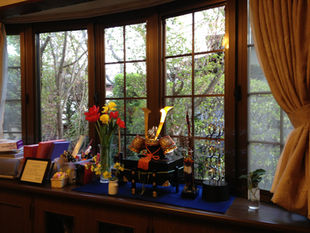 五月の兜を飾りました