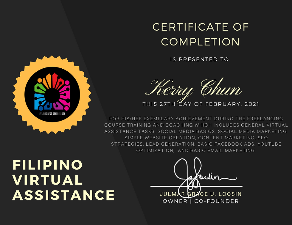Kerry Chun- Freelancing Course Batch 51.