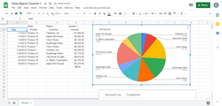 Sales report in Pie Chart.png