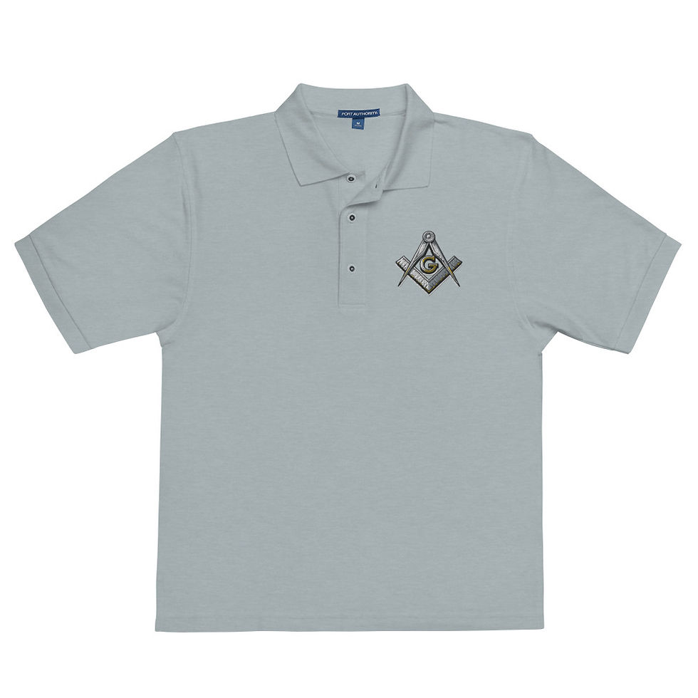 Thumbnail: Masonic Logo Only, Men's Premium Polo