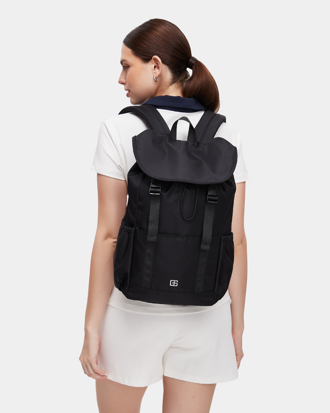 Kaison Nylon Backpack (Black)