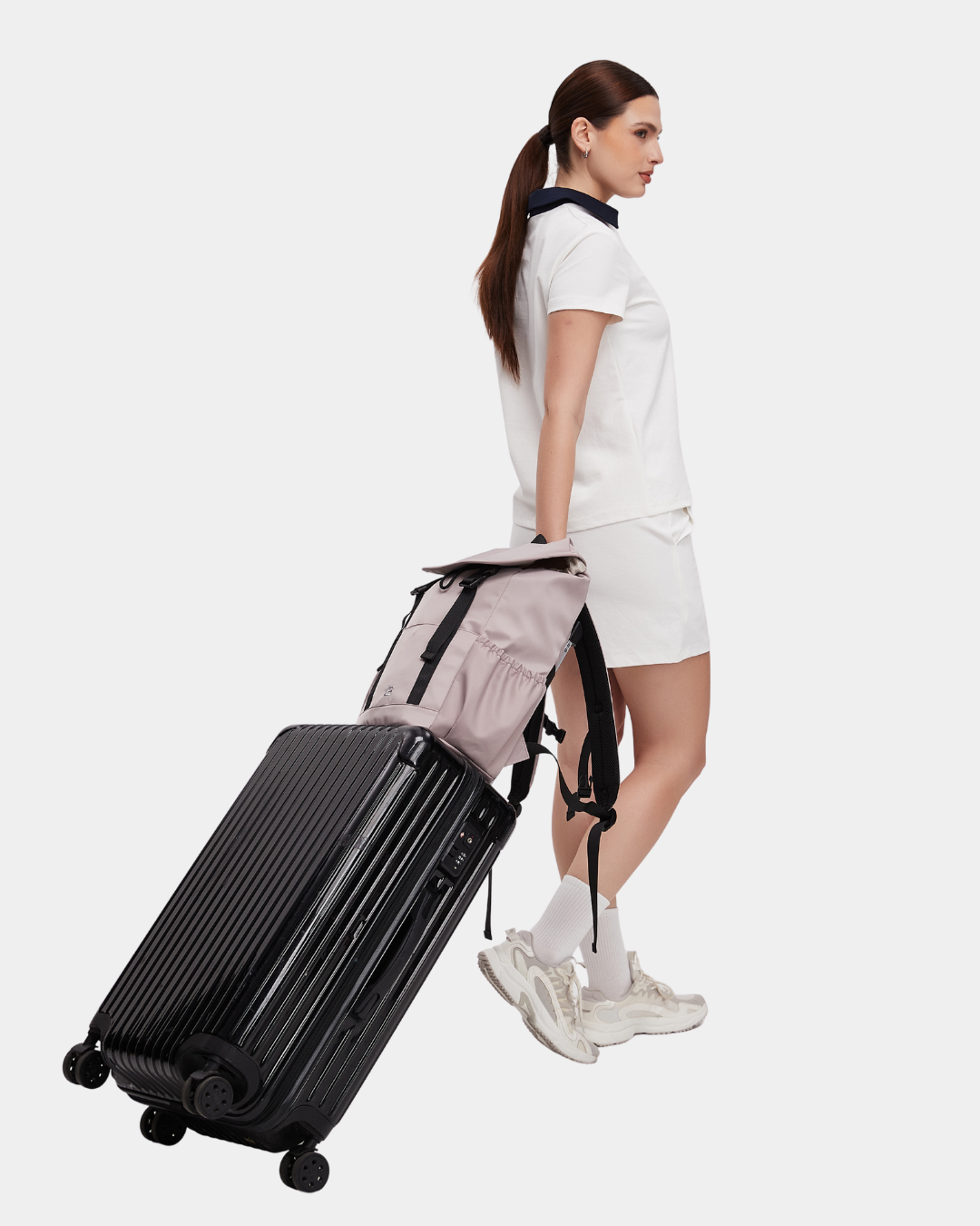 Kaison Nylon Backpack (Rose)