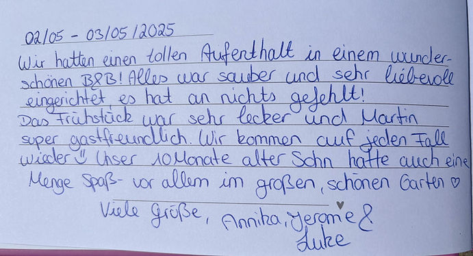 Recensie B&B 't Oventje