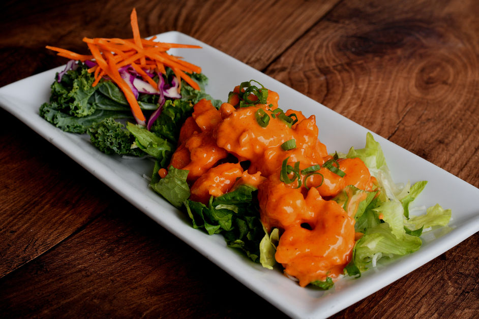 Get ready to tantalize your taste buds with our irresistible BangBang Shrimp! Savor the perfect blend of crispy, succulent shrimp coated in a creamy, spicy sauce that will leave you craving for more. With each bite, experience a symphony of flavors that dance on your palate, combining the richness of the sea with a tantalizing kick of heat.