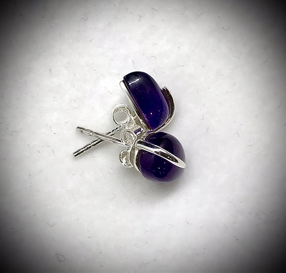 Thumbnail: Amethyst Stud Earrings