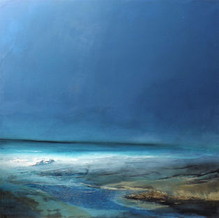 Into the Blue 60 x 60 cm on cradled board Christine Brunnock.jpg