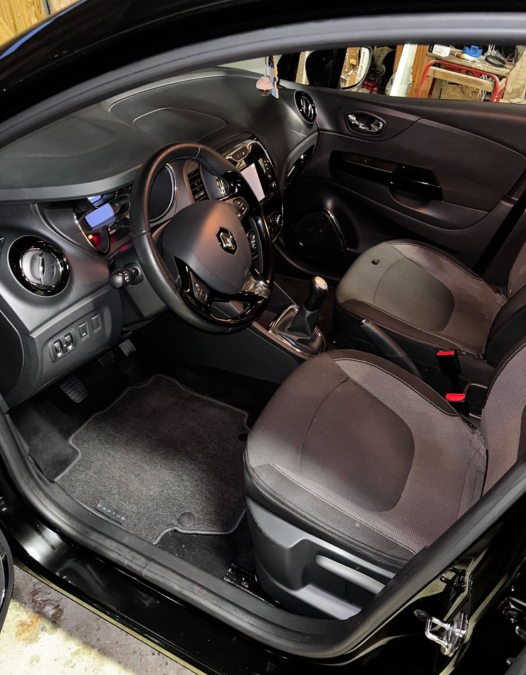 Intérieur voiture propre