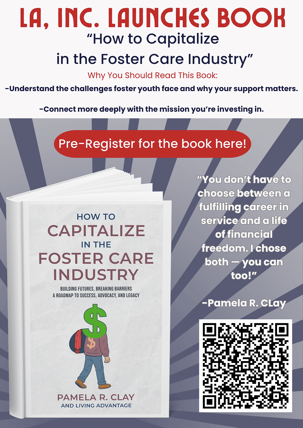 LA, Inc. Empowers Change with Book Launch: "How to Capitalize in the Foster Care Industry"