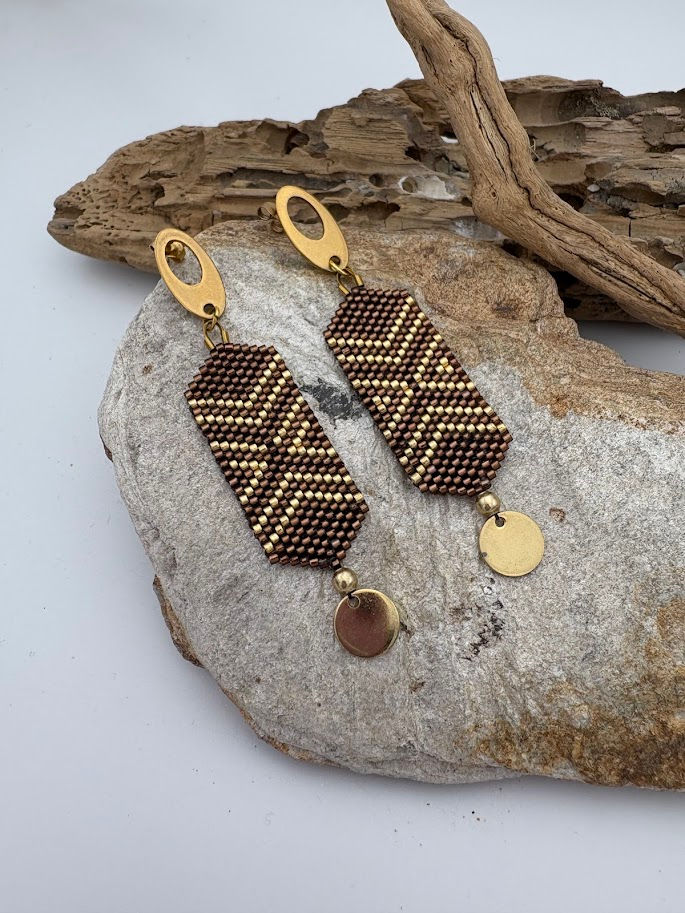Miniature : akemi bijoux boucles d'oreilles kady bijou fait main