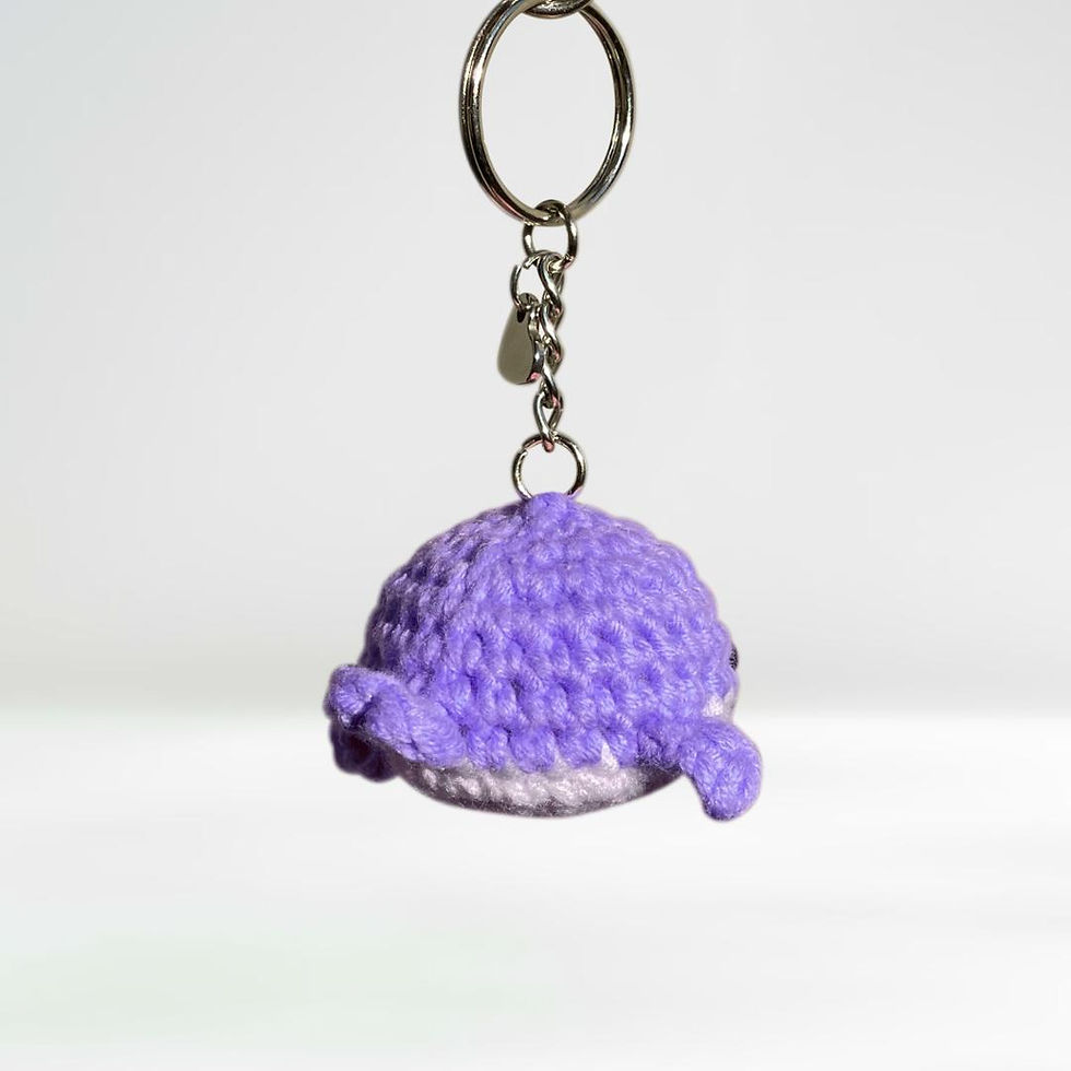 Thumbnail: Handmade Whale Keychains