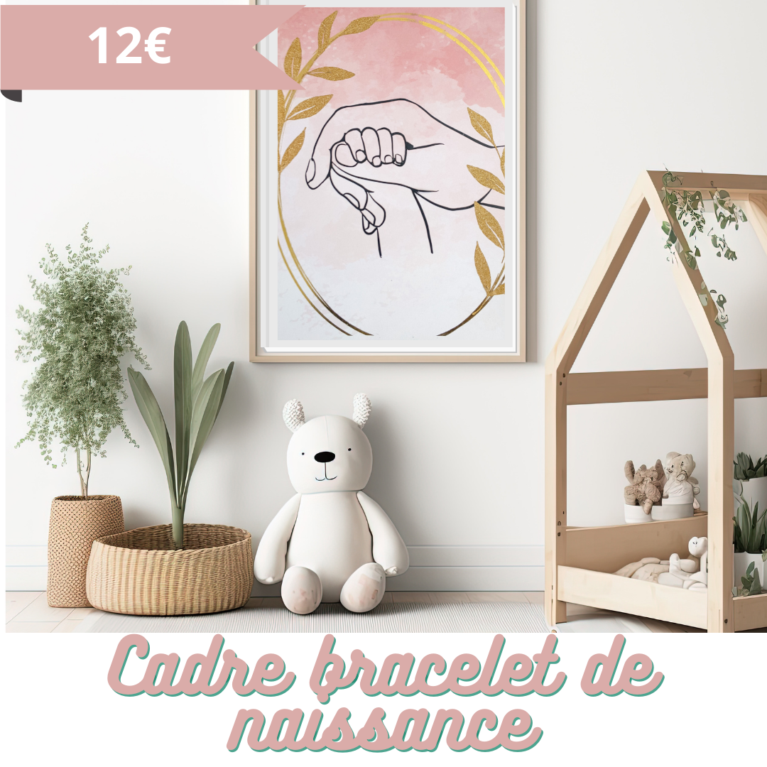 Cadre pour bracelet de naissance