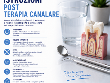 Dopo una terapia endodontica (devitalizzazione)