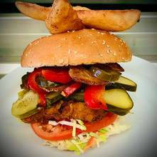 4P Pickerel Burger - Papertown Motor Inn