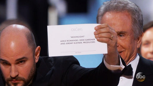 Oscars "Moonlight" Mishap