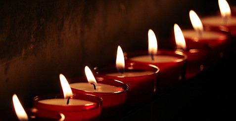 Velas de la iglesia