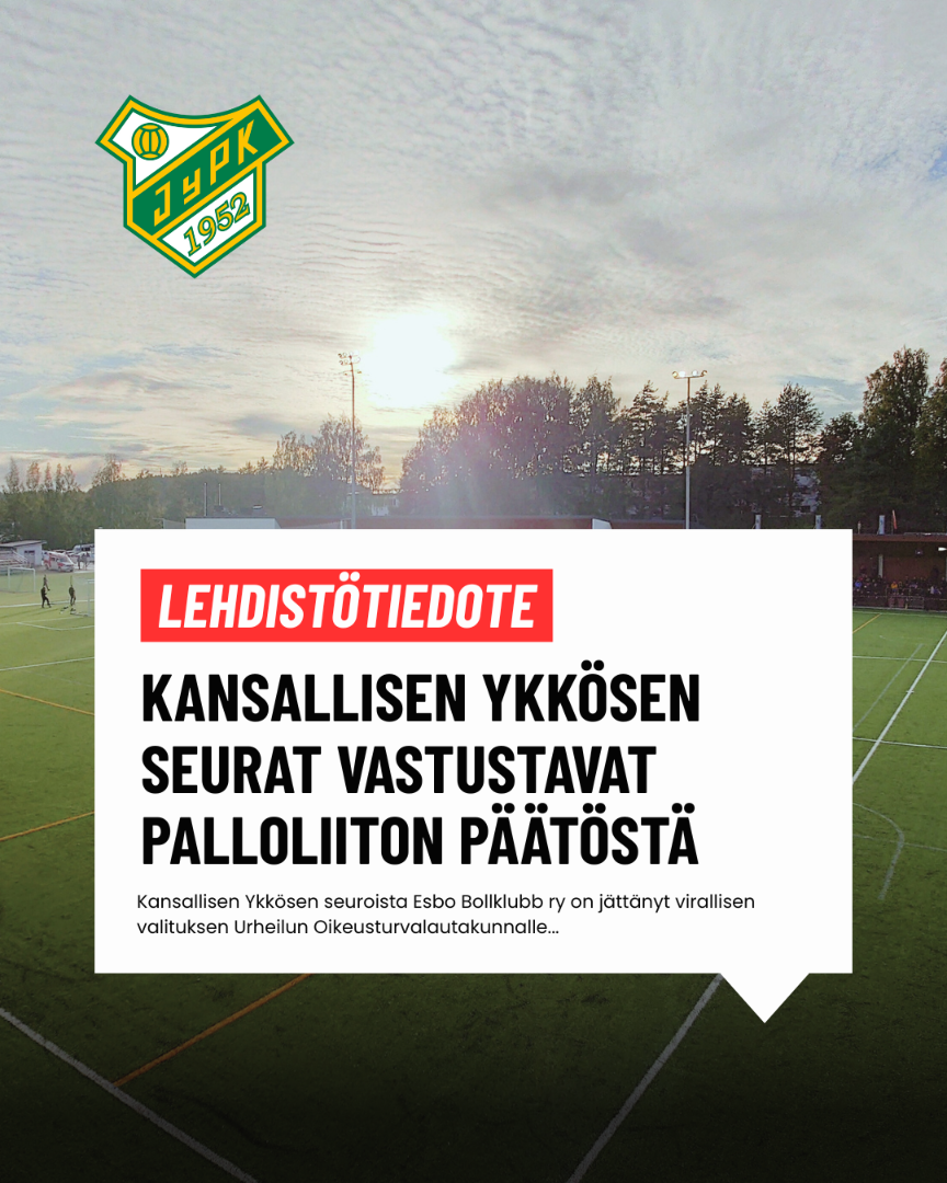 Kansallisen Ykkösen seurat vastustavat Palloliiton päätöstä