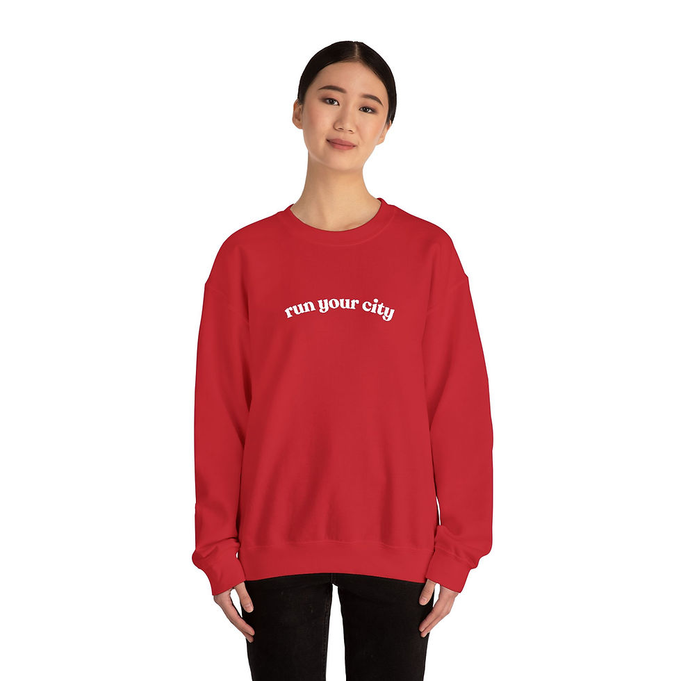 Thumbnail: Holiday Run Your City Embroidered Crewneck